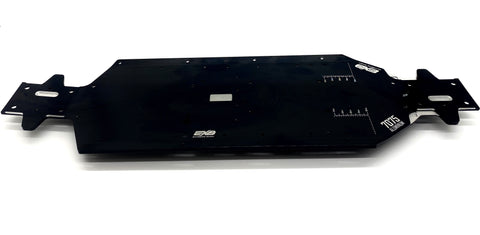 KRATON 8S EXB - CHASSIS (black 5mm aluminum 510mm wheelbase Arrma 1/5 ARA5208