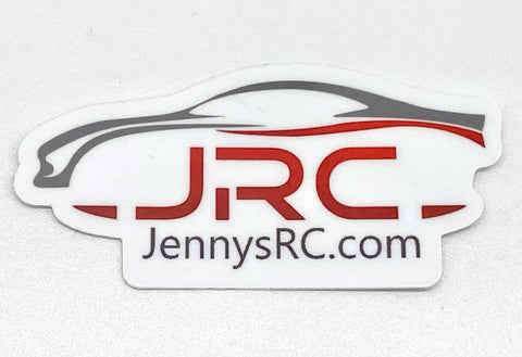 JRC Decal Die cut Sticker (3" x 1.43") Jennys RC Merch