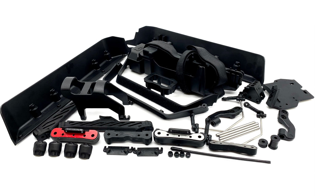 Arrma MOJAVE 6s BLX V2 Side Guards, Battery Tray, Roll Tower, Chassi