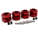 Team Corally PYTHON - 17mm Hex Hubs (Adaptors drive Wheel Red nuts C-00182