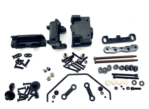 HB Racing E8Tevo3 - FRONT SUSPENSION (arm mount sway hinge Truggy 204575