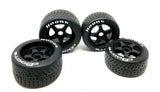 Arrma FELONY 6s - TIRES & Wheels (tyres "HOONS" DBoots belted 5-spoke ARA7617V2