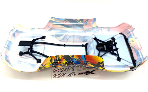 Scocca Carrozzeria Per Traxxas Maxx Slash – ProGraphics Verniciata VERDE, Scala 1/10 (usata) - Foto 5