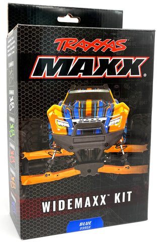 1/10 Wide-MAXX SUSPENSION kit (BLUE widemaxx) arms toe links 89086-4