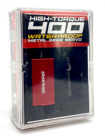 Traxxas High-Torque 400 red Waterproof metal gear servo Slash E-revo Rustler Bandit TRA2255