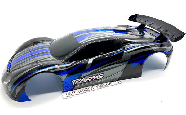 XO-1 BODY shell (WHITE w/ Blue Strip) – Jennys RC LLC