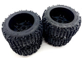 Arrma OUTCAST 4s 4x4 - TIRES & Wheels (tyres dBoots Backflip LP Front/Rear ARA4410V2