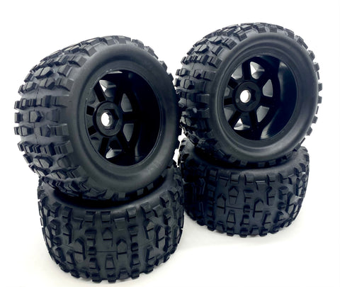A Team Rims Team Corally SKETER - TIRES & Wheels (Off-Road Grabber tyres black rim ...