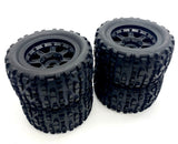Team Corally SKETER - TIRES & Wheels (Off-Road Grabber tyres black rims C-00191