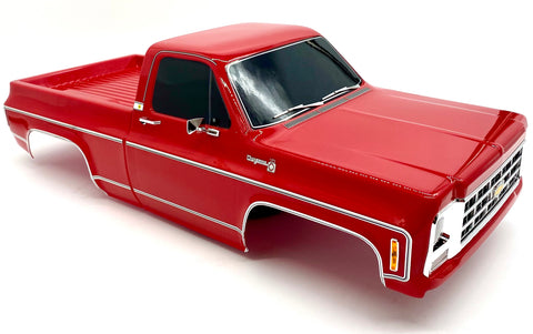 TRX-4 CHEVY K10 - BODY Cover, RED (Factory Painted, complete 92056-4