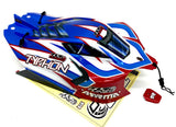 Arrma Typhon TLR - BODY Shell (Red/Blue) polycarbonate cover & Body Pins ARA8406
