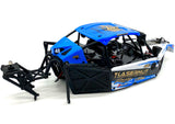 Losi LASERNUT U4 - Body (BLUE) Tire Rack, body set, Cage Buggy LOS03028
