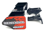 Team Corally DEMENTOR - WING (rear spoiler black mount C-00180-226-B C-00167