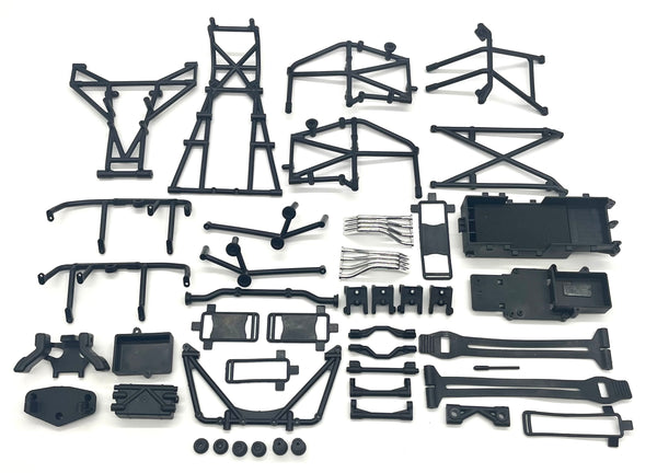 Losi LMT Bog Hog PLASTIC SET, rollcage, radio tray, headers LOS04024 ...
