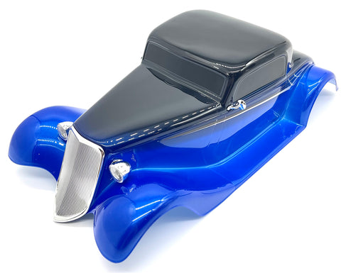 33 Hotrod Coupe - BODY, Painted Blue 9333X complete shell cover 93044-4