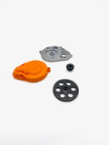 Axial Ryft SPUR, plate and pinion (ORANGE) (AXI232055;AXI232056;AX30843) AXI03005