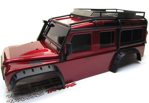 TRX-4 DEFENDER - BODY (Red) Spare Tire Fenders Land Rover Trail 82056-4