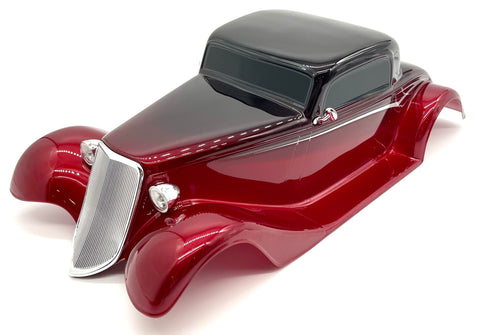 33 Hotrod Coupe - BODY, Painted Red 9333R complete shell cover 93044-4