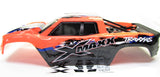 X-MAXX BODY cover Shell (ORANGE Painted ProGraphics Shell 77086-4