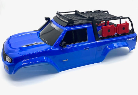 TRX-4 TRAXX - BODY Cover, BLUE (Shell Factory new Painted 82034-4