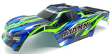 1/10 Wide-MAXX BODY cover Shell (GREEN Painted ProGraphics, clipless 89086-4