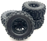 1/10 Wide-MAXX Wheels & Tires (Factory Glued Assembled (set 4) NEW 89086-4