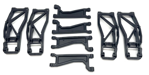 1/10 Wide-MAXX A-ARMS (Suspension black Front Rear Upper Lower 89086-4