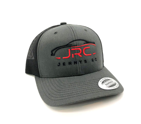 Jennys RC Grey & Black Embroidery Hats - Richardson 112 Tucker lids Merch