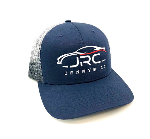 Jennys RC Blue & White Embroidery Hats - Richardson 112 Tucker lids Me –  Jennys RC LLC