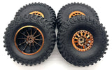 Losi LASERNUT U4 - Wheels & Tires (2.2 Copper Wheels with BFG Tire, assembled LOS03028