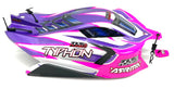 Arrma Typhon TLR - BODY Shell (6s Pink/Purple polycarbonate cover & Pins ARA8406