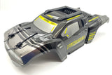 Team Corally PUNISHER - Body Shell (BLACK polycarbonate cover & Body Pins C-00171