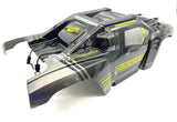 Team Corally PUNISHER - Body Shell (BLACK polycarbonate cover & Body Pins C-00171