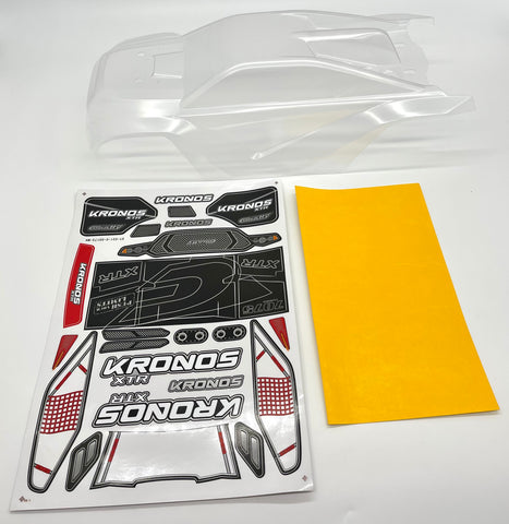 Team Corally KRONOS XTR - Body Shell (Clear polycarbonate cover & Body Pins C-00273