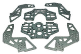Losi LMT Grave Digger CHASSIS SIDE PLATES aluminum LOS04021T1