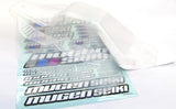 ECO MBX8 CLEAR BODY (#E1072) shell cover decals Electric mbx8e MUGE2022 Mugen