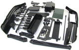 MBX8 PLASTIC SET (side stone mud guards tension rod radio box tray MUGEN E2021