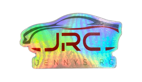 JRC Holographic Decal Sticker (3" x 1.61") Jennys RC Merch