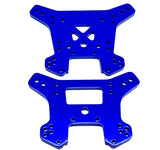 Fits SLEDGE - Towers (Front/Rear Shock Tower aluminum blue anodized Traxxas 95096-4