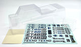 Tekno ET48 CLEAR BODY shell cover & Window Mask (TKR9645B) TKR9600