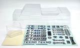 Tekno ET48 CLEAR BODY shell cover & Window Mask (TKR9645B) TKR9600