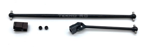 Tekno ET48 CENTER DRIVESHAFTS (coupler,tapered front, universal rear 17mm, TKR9600