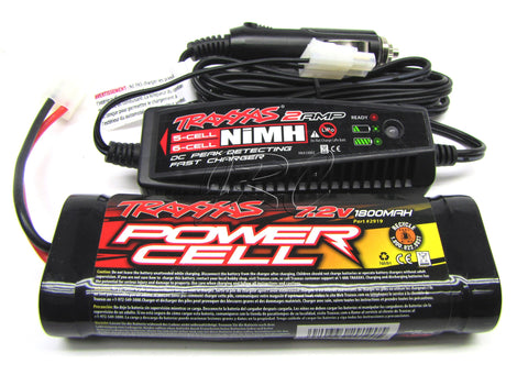 Nitro RUSTLER - EZ-Start Battery /Charger (T-maxx Revo 3.3 7.2v 44096-3