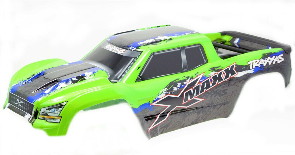 XMAXX BODY cover Shell (LIME green Painted ProGraphics Shell 770864 Jennys RC LLC
